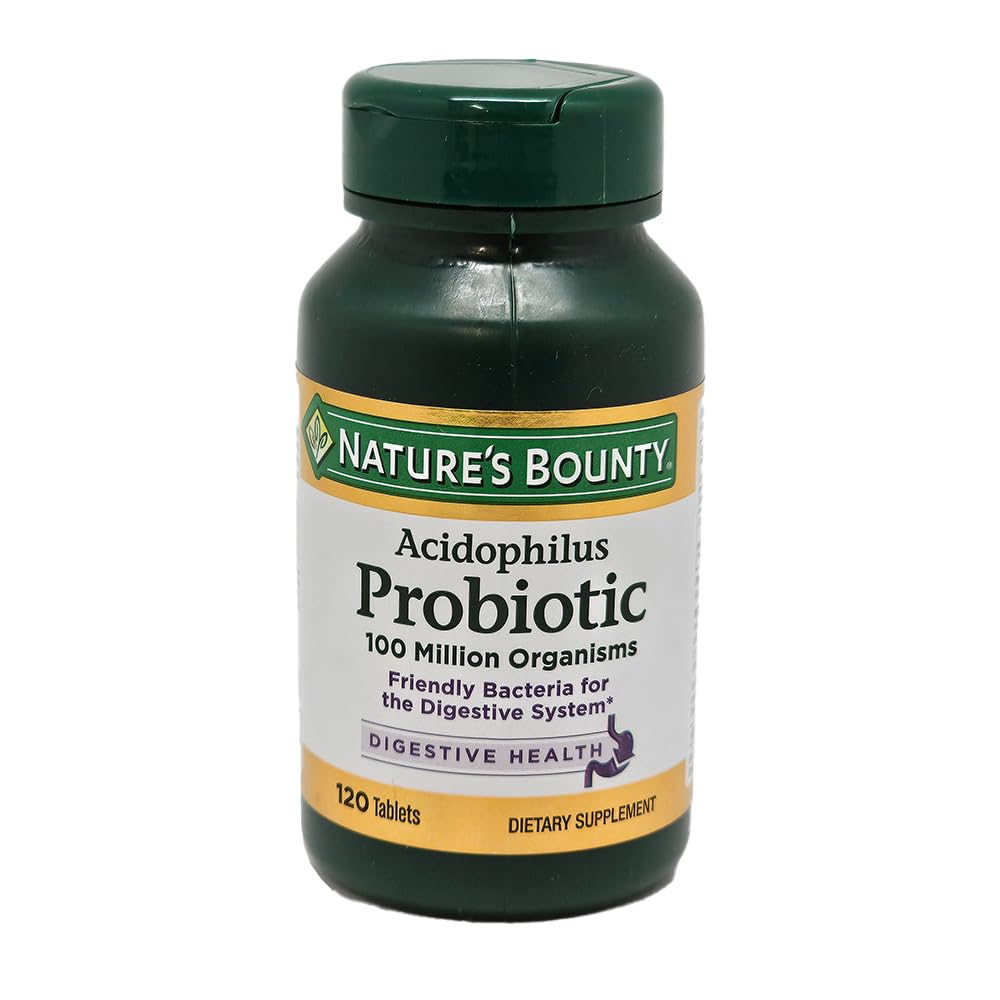 Bounty Probiotické Acidophilus tablety v prírode, 120 tabliet