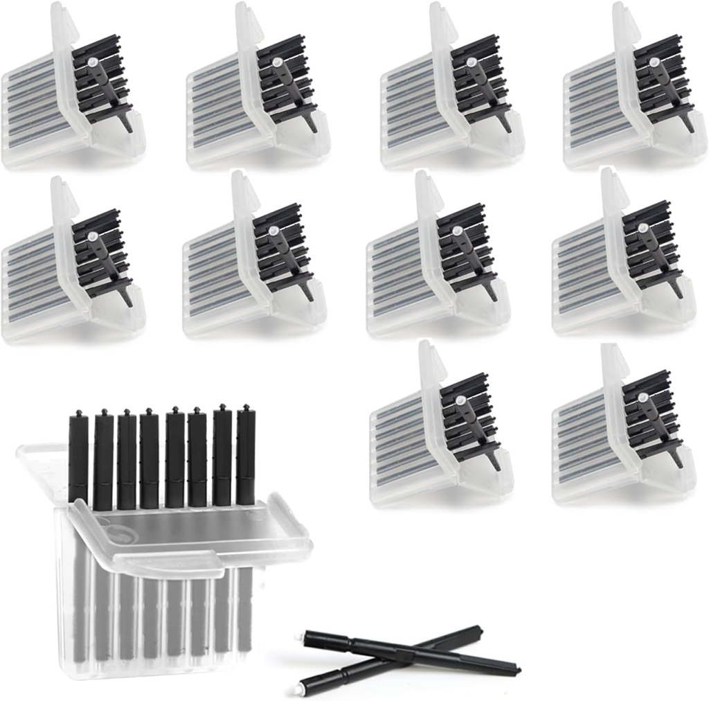 (80 ks) Cerustop Wax Guard Filtre pre sluchové pomôcky Dodávky pre Phonak, Sluchové Wax Filtre Rezvuk, Widex a Unitrón, Načúvacie pomôcky Náhradné diely Čistenie Kit Príslušenstvo Nástroj [10 balíčkov]