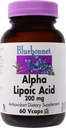 Bluebonnet Nutrition, Alpha Kyselina lipová 200 mg, 60 Veggie Kapsule