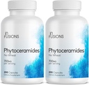 Phytoceramidy 200 Kapsule Oprava kože Omladzovanie proti starnutiu Rastlinné deriváty Ceramidy 700 mg Bez lepku Non-GMO (2)