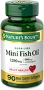 Bounty Mini Fish Oil, 1290mg, 900mg Omega-3, 90 Softgels
