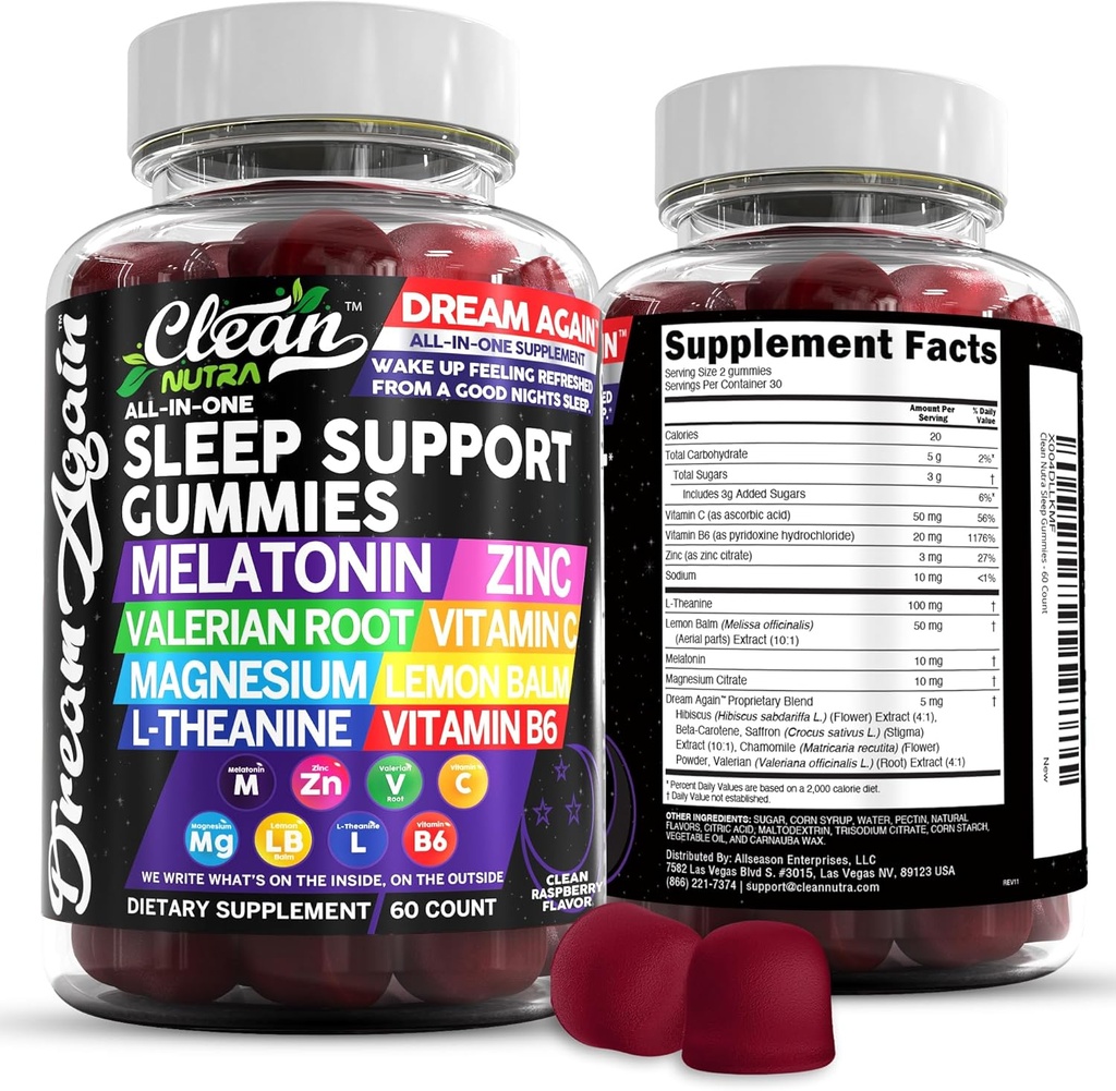 Čistá Nutra Melatonín Gummies 10mg 