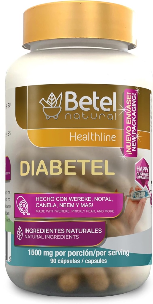 Diabetes Kapsule od Betel Natural - Soporte Natural para el Diabetesel - 90 Kapsule