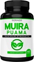 Muira Puama Root Extract 1000mg pre mužov a ženy - Premium Capsules - 60 Count - Zero Fillers - Third Pary Tested - Gluten Free & Non-GMO - USA Made - Quality Guarantee - Tested for Potency & Phylice