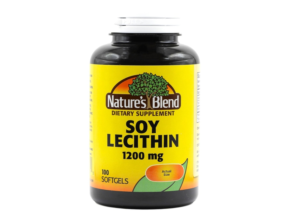 Nature's Blend Lecithin 1200 mg 100 Sgels