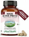 Maxi Health Probiotic Plus Ultimate Prebiotic Advanced Live Probiotiká Formula - 50 miliárd Live Active Probiotic - 15 kmeňov - Ultra ochrana - Active Pro-50-60 Count