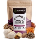 Power 15 Powder Mushrom Blend Supplement 100g 