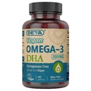 Deva Vegan Omega-3 DHA Supplement, Once-Per-Day Softgel 200 MG, Carragenan Free, Želatína Free, Non-Fish, Algae Oil, Omega-3 Mastné kyseliny - 90 Softgels