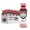 Svalové mlieko Originálne Shake, Jahodové, 11,16 Fl Oz Fľaše (Stoj 12)