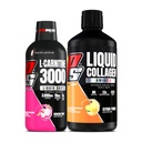 PROSUPPS L-karnitín 3000 Stimulant Voľné kvapalné Shoty (dragon Fruit) Amino23 Liquid Collagen Shots (Citrus Punch) Bundle