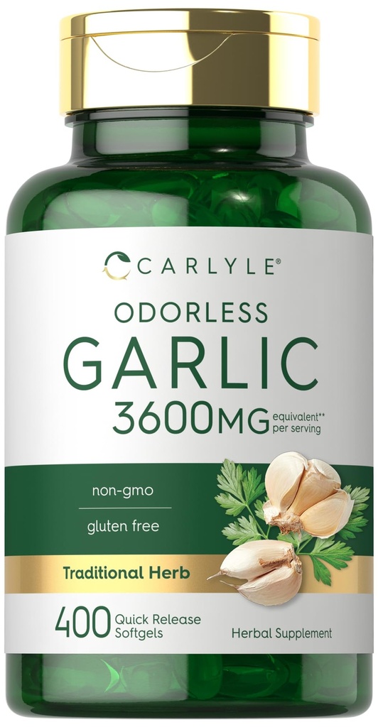 Carlyle Odorless Cesnak Softgels 3600 mg 