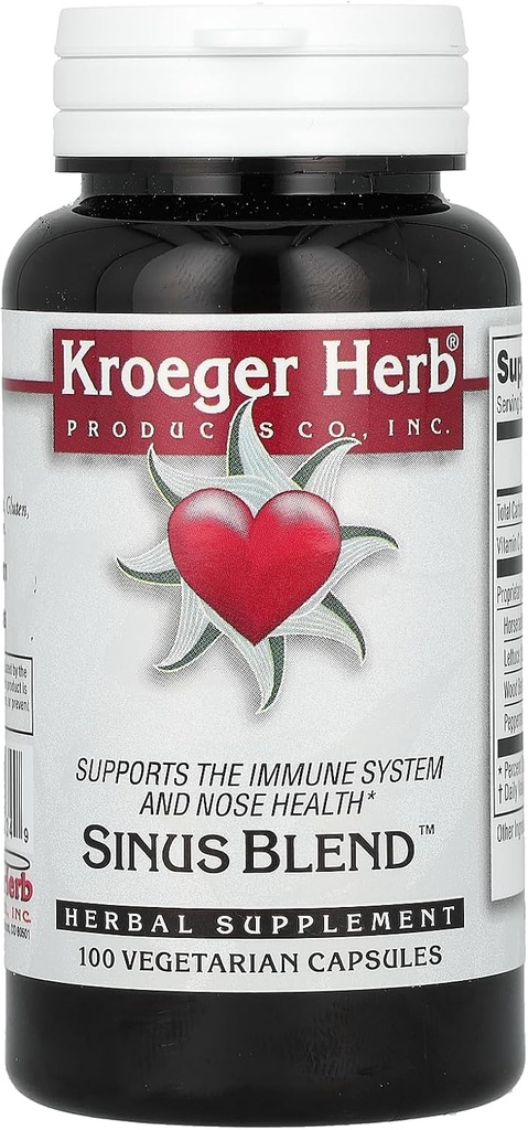 Kroeger Herb Co Sinus Blend, 100 Vegetariánskych kapsúl