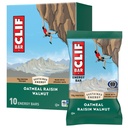 CLIF BAR - Energetické proteínové tyčinky - Ovsená kaša Raisin Walnut - Vyrobené z organického ovsa - Energetické tyčinky - non-GMO - (10 balení)