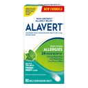 Alavert Alergia 24 hodín Relief, Fresh Mint Flavor, Orally Disintegrating Allergy Tablets, Non-drowsy Antihistaminika, Loratadine 10mg, 60 Počet