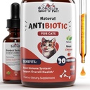 Natural Cat Antibiotic - Antibiotiká pre mačky - Pet Antibiotiká - Cat Antibiotiká - Cat Alergy Relief for Mačky - Antibiotiká pre mačky - Cat UTI Antibiotiká - 1 fl oz: Chrumkavé kuracie príchuť