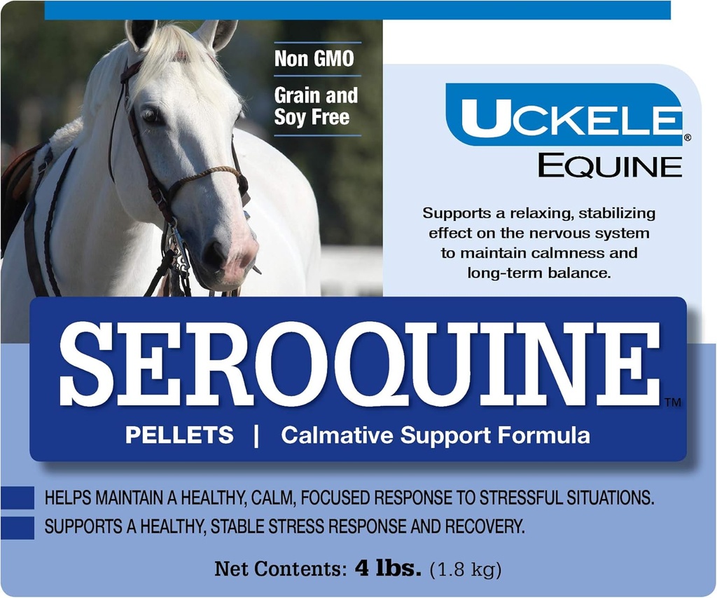 Uckele Seroquine Pellet, upokojujúci doplnok pre kone, 4 lb