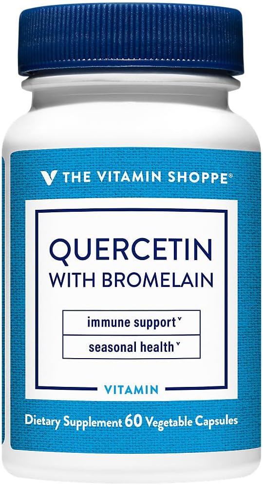Vitamín Shoppe Quercetin s hypromelínom - 250 mg Antioxidant (60 kapsúl)