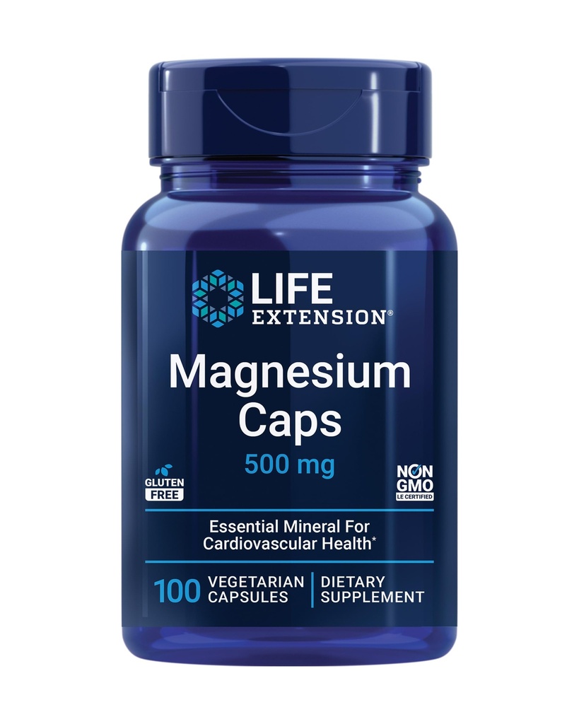 Life Extension Super Bio- Curcumin Turmerica + Magnézium Caps Heart Health Kosti Metabolizmus Non- GMO Gluten- Free Vegetarian 60+100 Kapsule