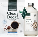 Organic Force Clean Decaf Coffee + krémová Vanilla MCT Oil Bundle 