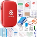 Prvá pomoc Kit s esenciálnymi núdzové lekárske dodávky, Prenosné vodotesné lekárske súpravy pre Domov Cestovanie Camping Pešia turistika, Batoh Med Kit pre Športové College Dorm Student
