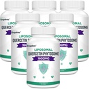 Orgabay Lipozomálne Quercetin Phytozóm 1600 mg,Hypromelain 200 mg,Zinc 30 mg,Vitamin C Turmér 40 mg,Highest Absorbtion,Quercetin Complex, 360 Softgels