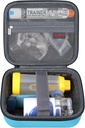 Elonbo Nosenie puzdro na prenosný ručný inhalátor Nebulizer Machine Astma Inhaler Spacer, EpiPen Travel Medicine Kit, Handheld Mesh Atomizer Machine Holder Bag, Pocket Fits Auvi Q Ventolin, Blue