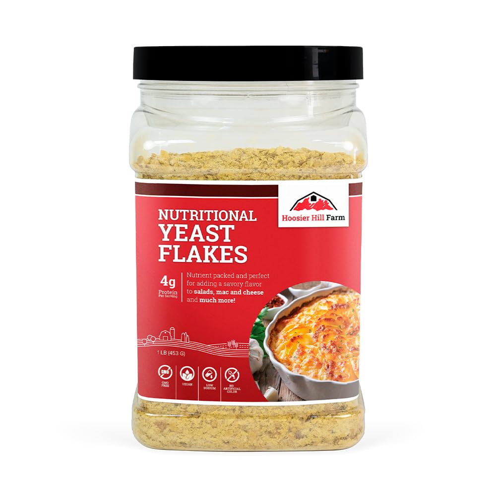 Hoosier Hill Farm Nutritional Yeast Flakes, 1LB (balenie 1)