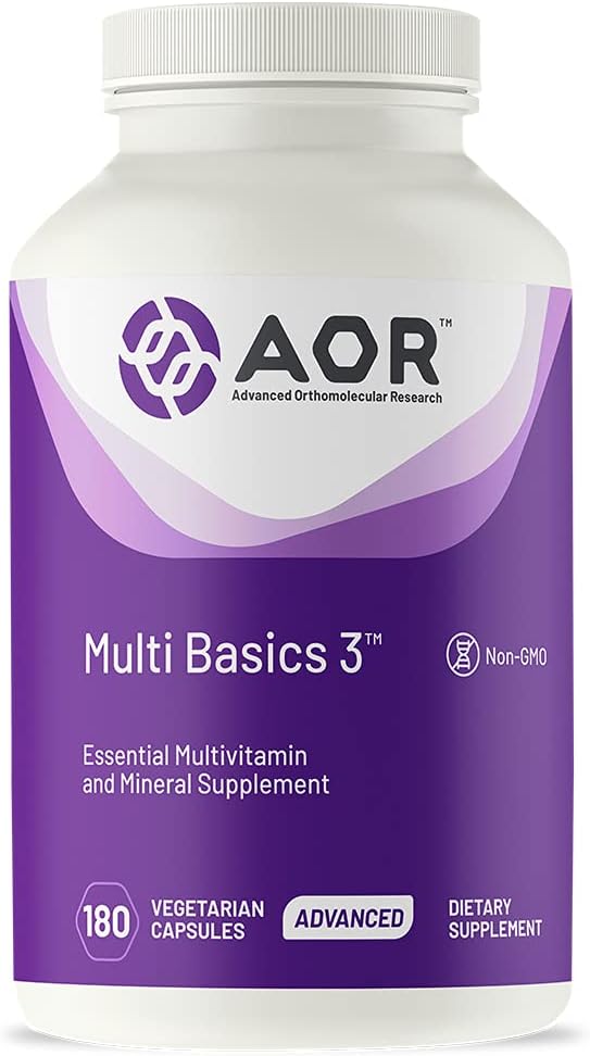 AOR, Multi Basics 3, Essential Multivitamín, Plne vyvážené, Multi-minerálne diétne doplnky (označenie USA)