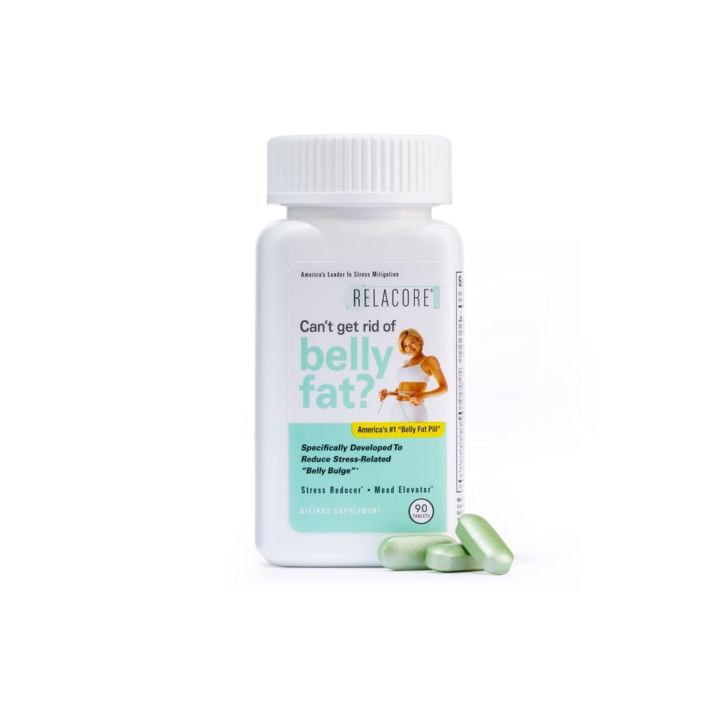 Relacore Extra maximálna sila - Cortisol Doplnky pre ženy - Znížiť Cortisol súvisiace Belly tuk - stres Relief - Pokojná myseľ - Zlepšenie nálady - 90 Počet