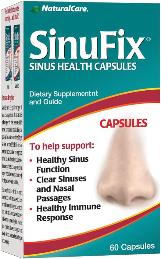 NaturalCare SinuFix kapsule, podporuje zdravý Sinus funkcie, 60 Počet