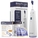 SinuPulse Traveler s 90 Sinuair paketov - Bezdrôtové pulzujúce nosné zavlažovanie Sinus Rinse systém, Space Saving Cleaner & Relief Machine for Travel, Efektívnejšie ako Neti Pot alebo Nose spray fľašu