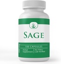 PURE ORIGINAL INGREDIENTS Sage, (100 Kapsule), Always Pure, No Additives Or Fillers, Lab Overified