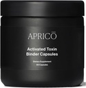 Aprico Activated Toxin Binder Capsules with Activated Charcoal, Zeolit, and Aloe Vera - Detox Support (60 capsule)