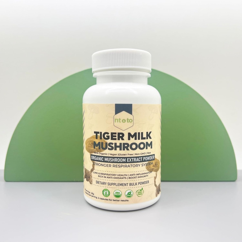 Tiger Milk Mushroom Supplement (Lignosus Rhinocerus) 60 Kapsule 