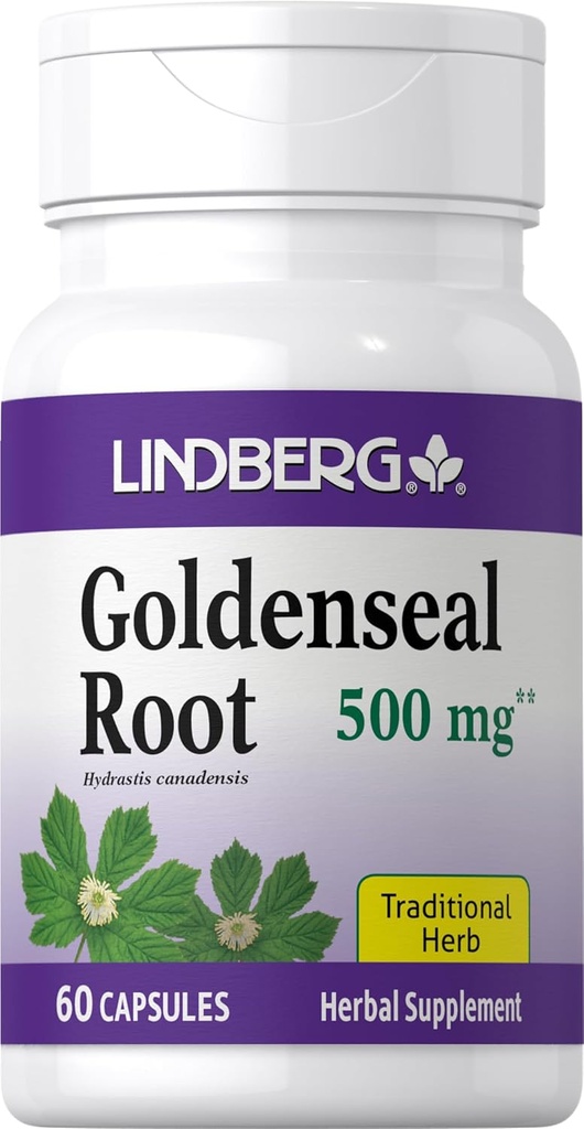 Lindberg Goldenseal Root Capsules 500mg 