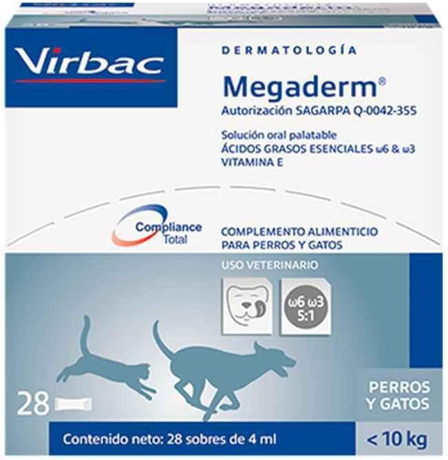 Virbac Omegaderm dávka EZ, malý pes/kat, 28 počet, 4 ml