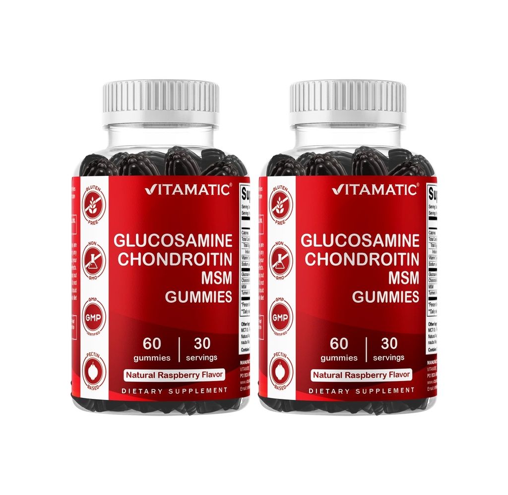 Vitamatický Glukozamín Chondroitín Gummy s MSM & Vitamín E 