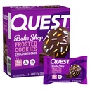 Quest Nutrition Frosted Protein Cookies, Čokoládový koláč, < 1g Cukor, 5g Proteín, 1g Net Carbs, Gluten Free, 8 Cookies