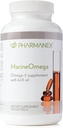 Pharmanex Marine Omega, Omega-3 Mastné kyseliny a vrtný olej Supplement, 1200mg DHA & EPA per Serving, 120 Softgels, podporuje srdce, mozog, kĺb, a celkové zdravie