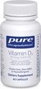 Pure Encapsulations Vitamín D3 25 μg (1 000 IU) - Supplement to Support Bone, Joint, Heart, Colon & Immune Health - with Premium Vitamin D - 60 Kapsule
