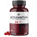GGN Astaxantín Doplnky 24 mg 200 Softgels, Podpora očí, kože, kĺbu, mozgu, srdca a imunitného systému Zdravie, vytrvalosť a zdravie Starnutie pre ženy a mužov, Čerstvé mikroriasy Zdroj