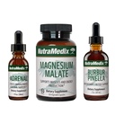 NutraMedix Energy Set - 3-piece Kit Obsahuje extrakty Astragalus, Rhodiola, Ginseng & Schisandra, Burbur-Pinella Detox kvapky a horčík Malate Kapsule od General Wellness