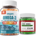 Vegan Omega 3 Gummy + bezcukrové zinkové Gummy