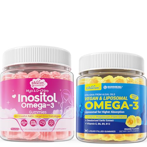 Vegan Omega-3 Gummies, Inozitol + Omega-3 Gummies, 2 balenie