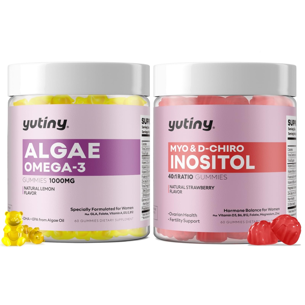 Myo-Inozitol & D-Chiro Inozitol Vegan Omega 3 Gummy pre ženy