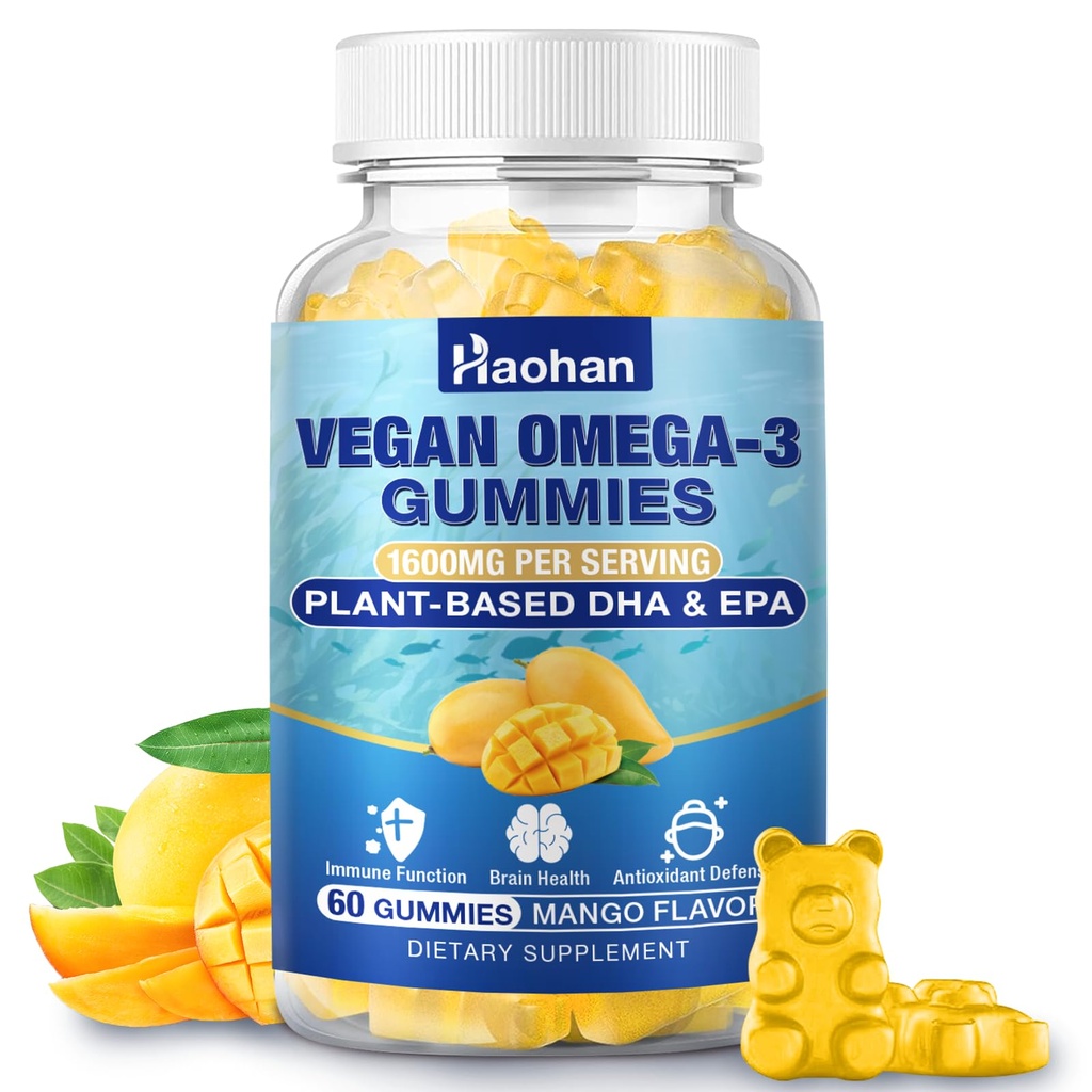 Omega-3 Gummy pre dospelých, Orange flavor 