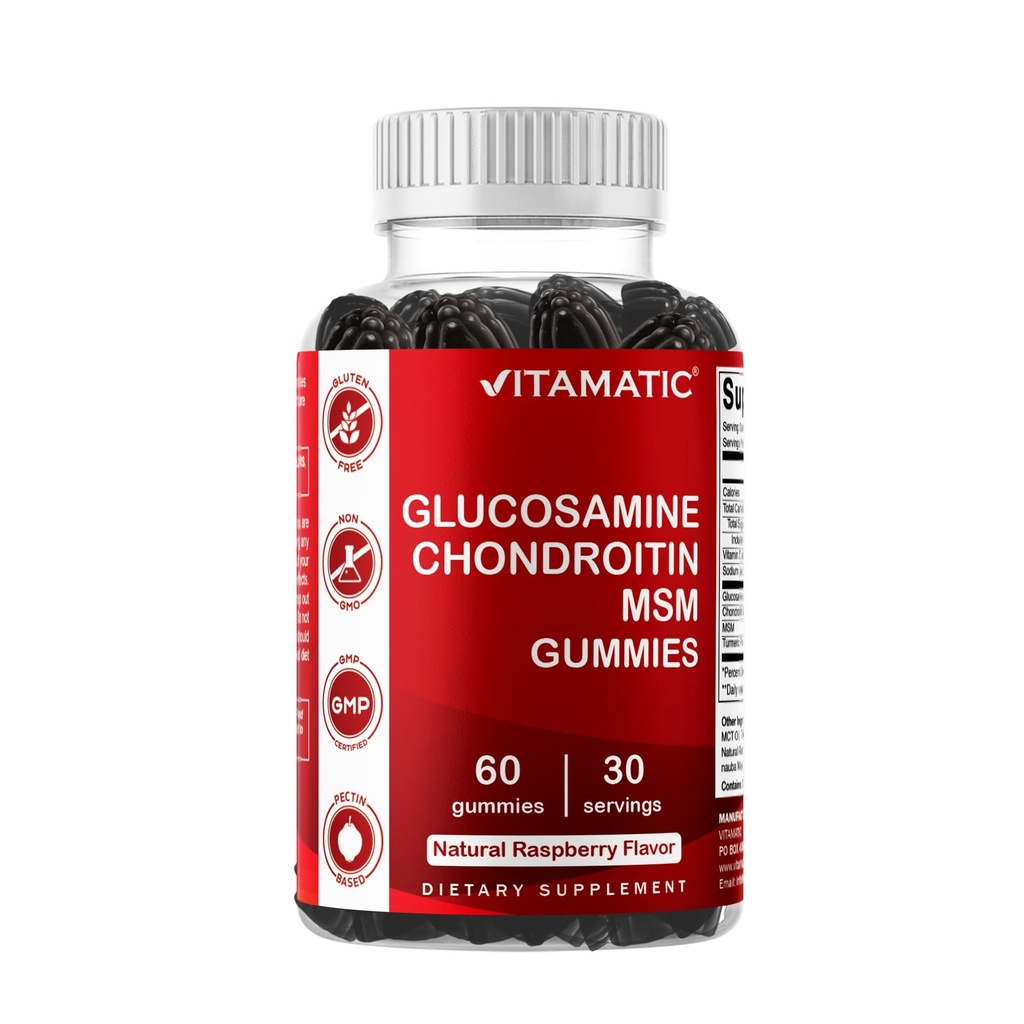 Vitamatický Glukozamín Chondroitín Gummy s MSM & vitamín E 