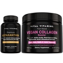 Vital Vitamíny Astaxantín + Vegan Collagen Booster prášok