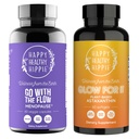 Happy Healthy Hippie Glow for it Astaxantin Supplement & Go with The Flow Menopauza Podpora