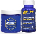 PRÍRODNÉ STACKY Ginkgo Biloba + Dopamine Mozog Food Bundle - Podpora Focus & Mental Drive* - 120 celkových kapsúl